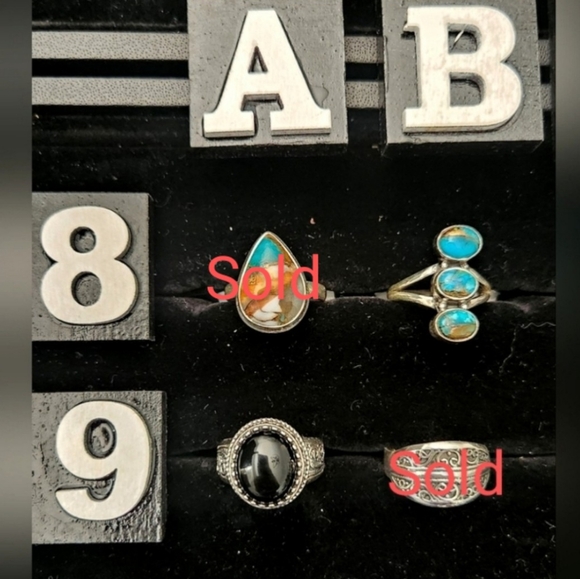 NEW Size 6 Genuine Sterling Silver Rings - Picture 8 of 11